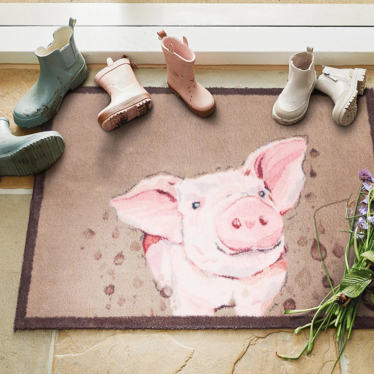 HugRug | Farmyard Pig Doormat