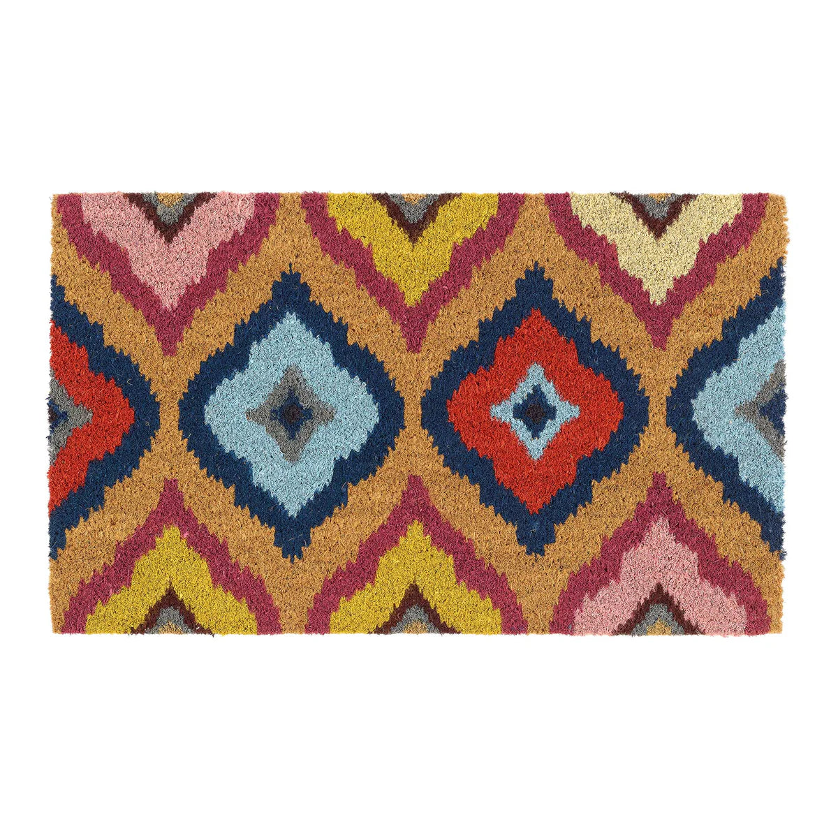 Bright Ikat | Coir Doormat