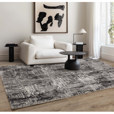 Kuza Rug | Portrait Grey