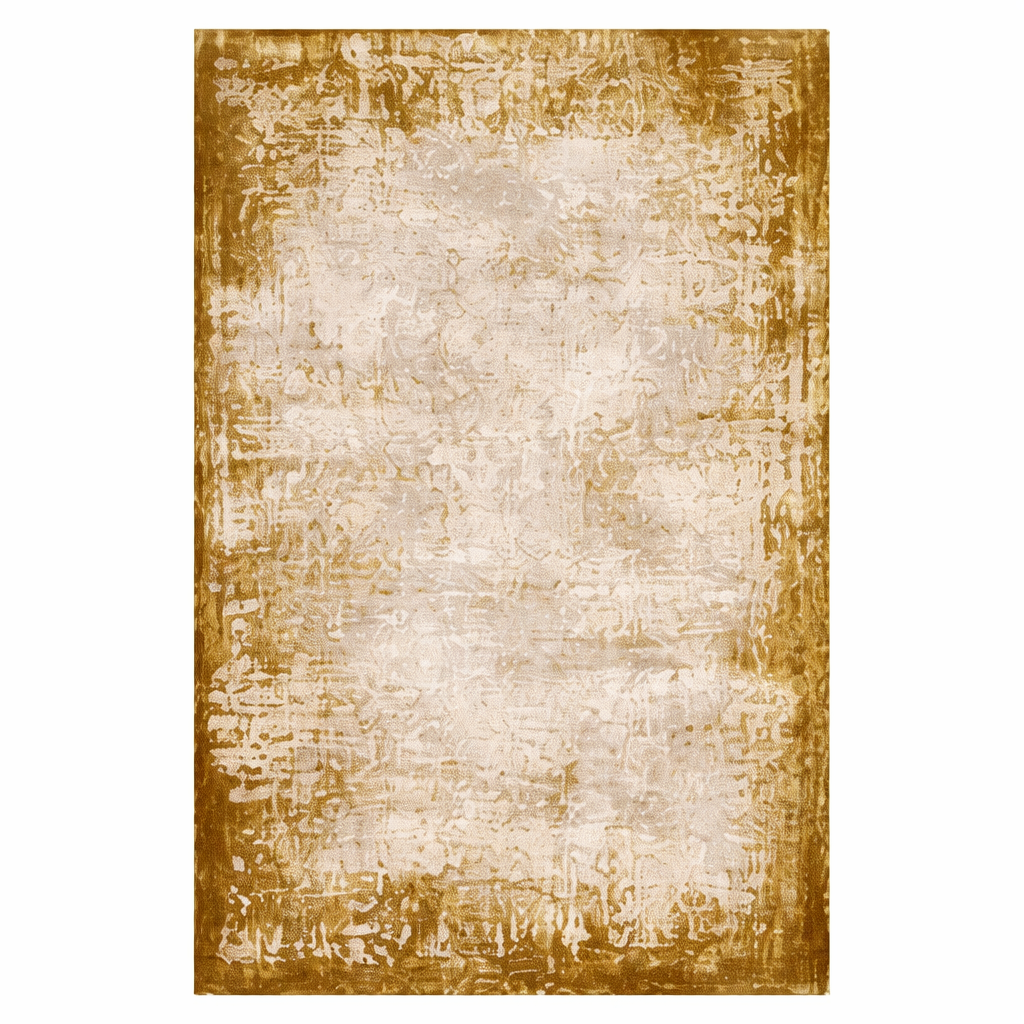 Kuza Rug | Border Gold