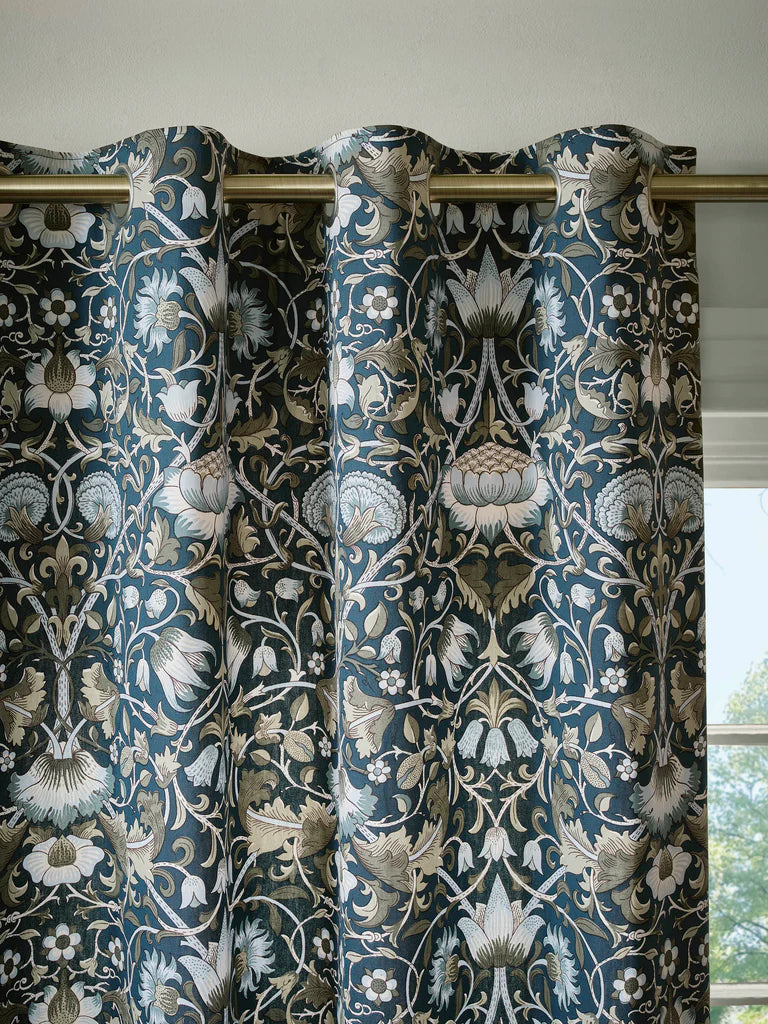 Lodden Curtains | Prussian Blue