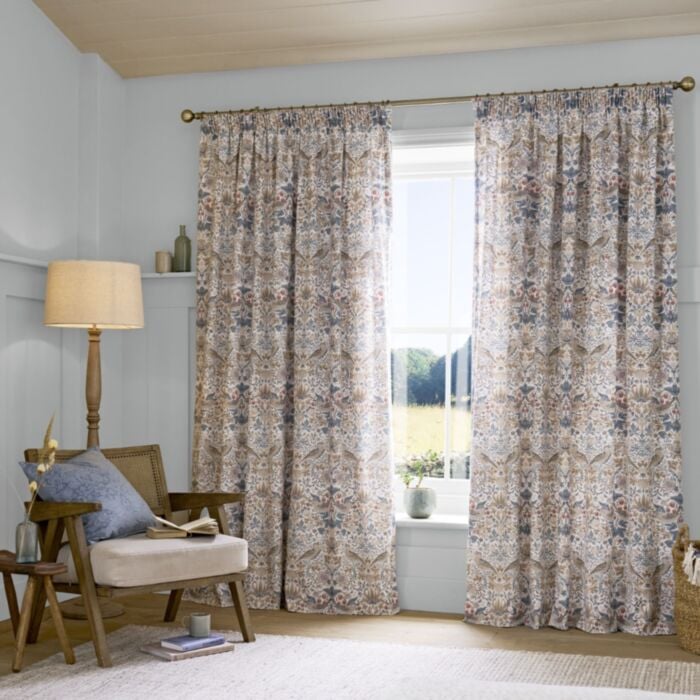 Strawberry Thief Curtains | Hessian