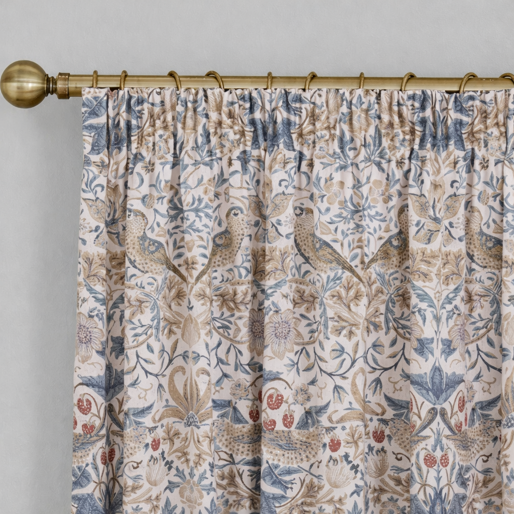 Strawberry Thief Curtains | Hessian