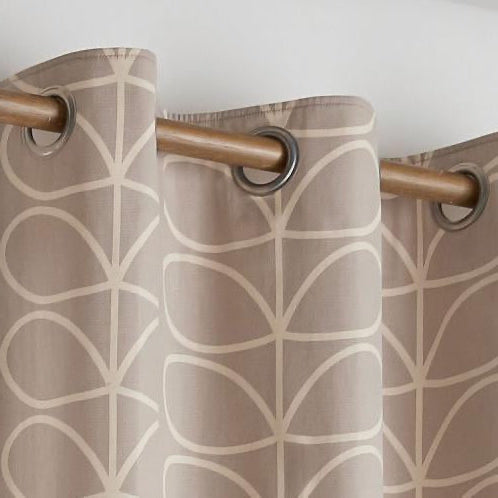 Linear Stem Curtains | Latte