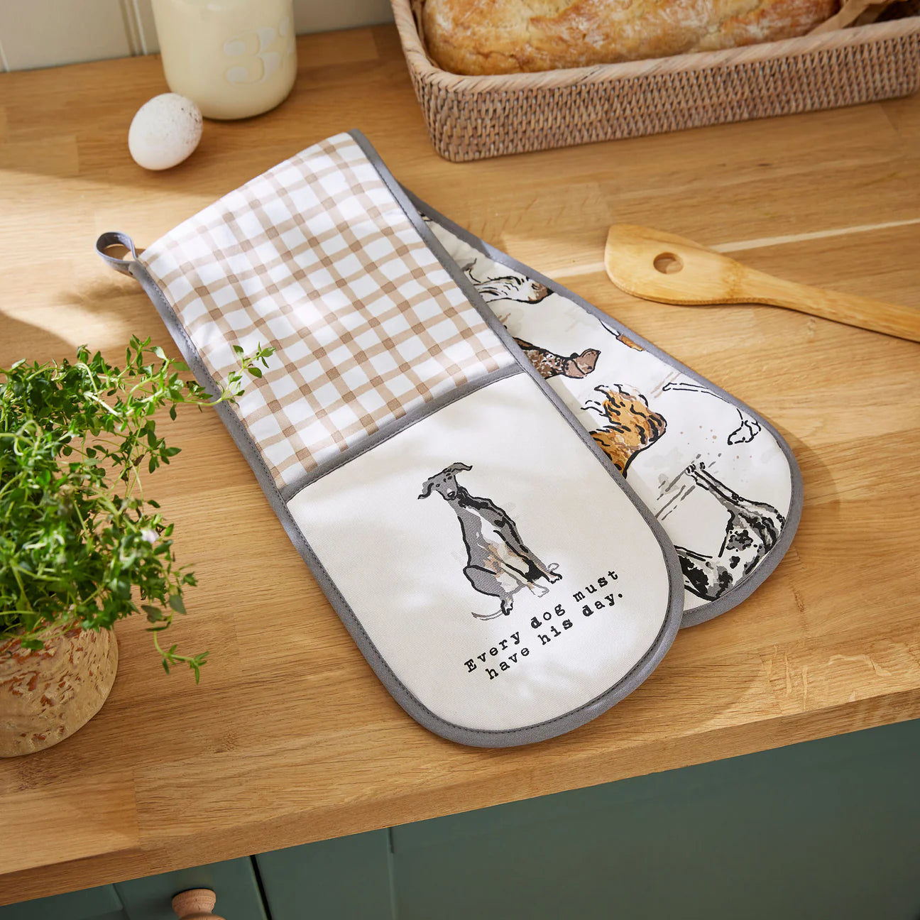 Country Dogs | Double Oven Gloves – JA Lyttle