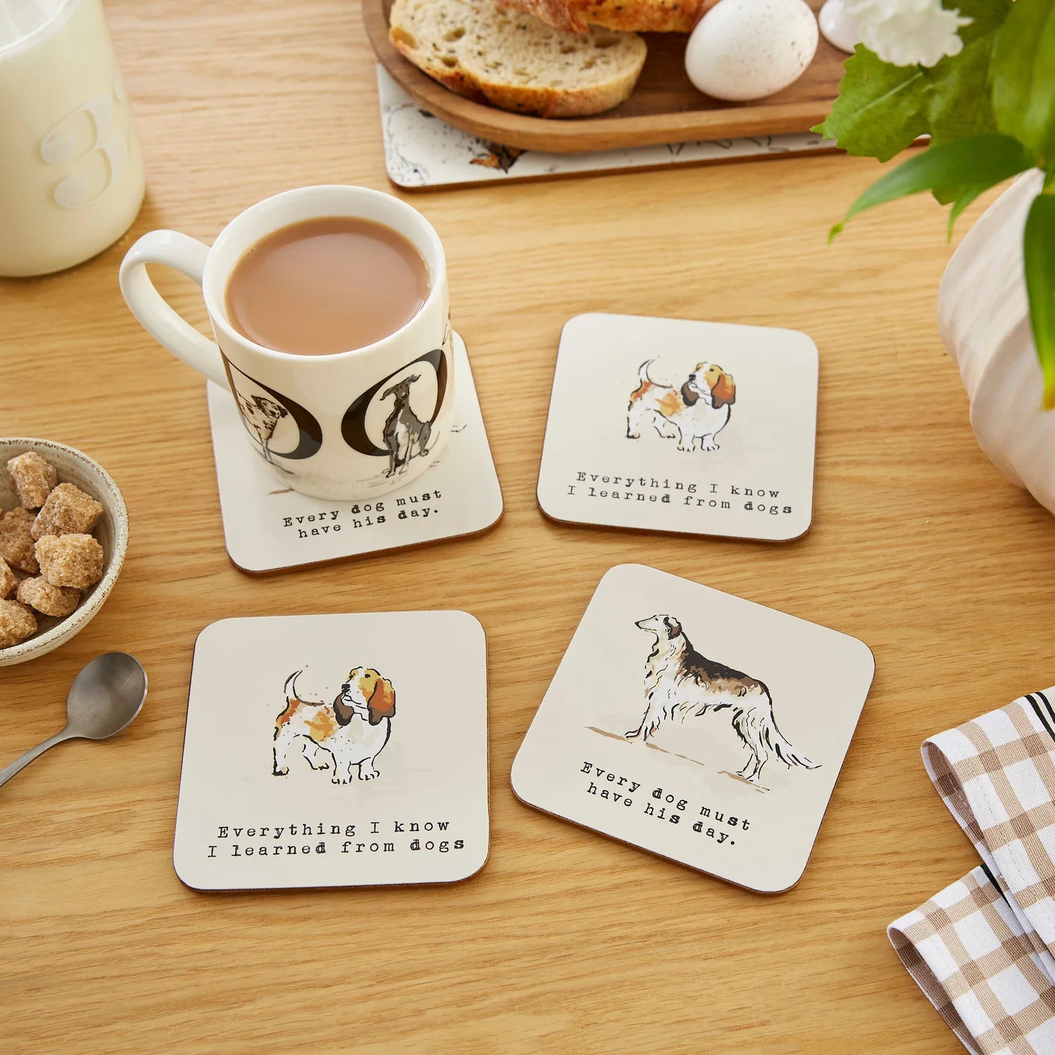Country Dogs | Coasters 4Pk
