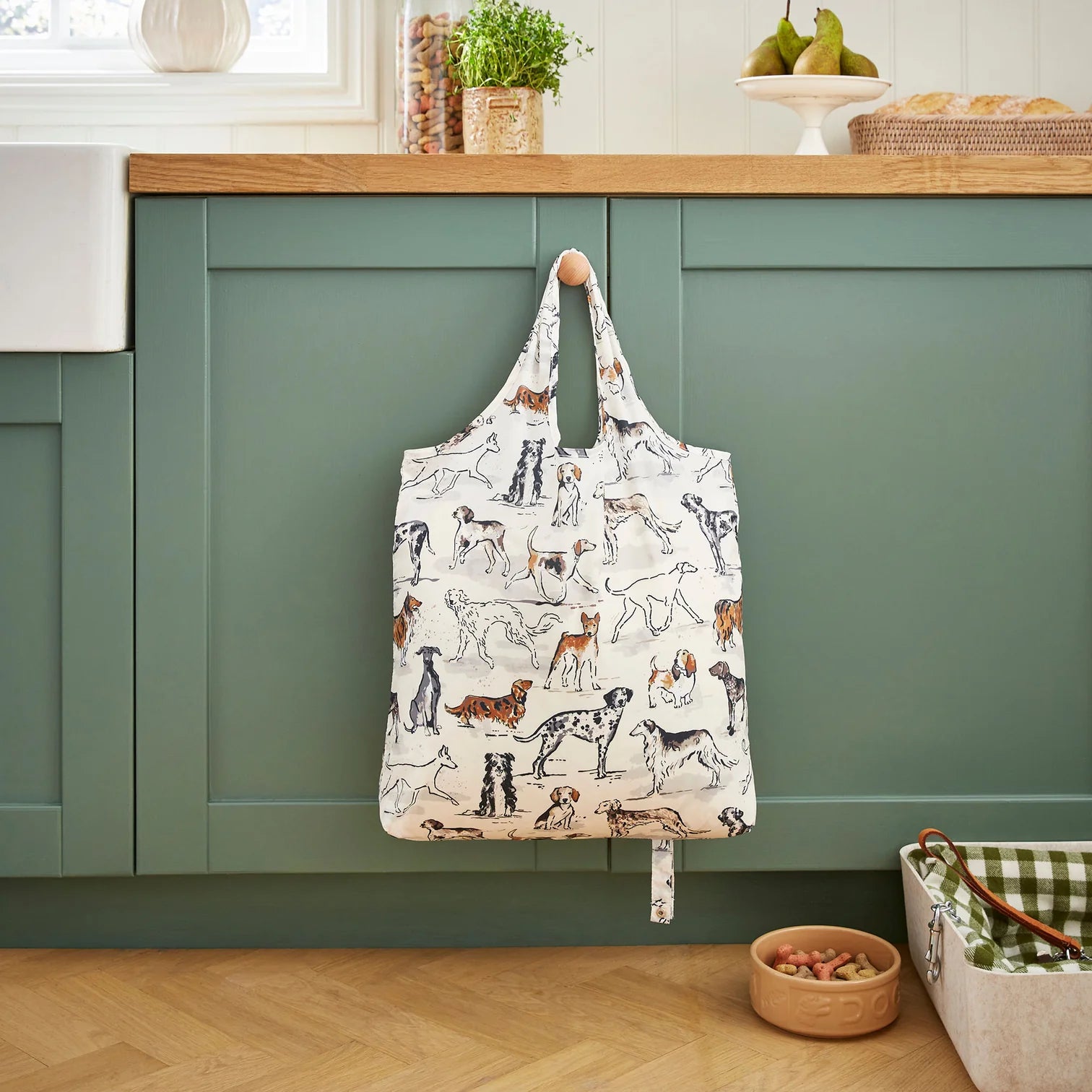 Country Dogs | Foldable Tote Bag