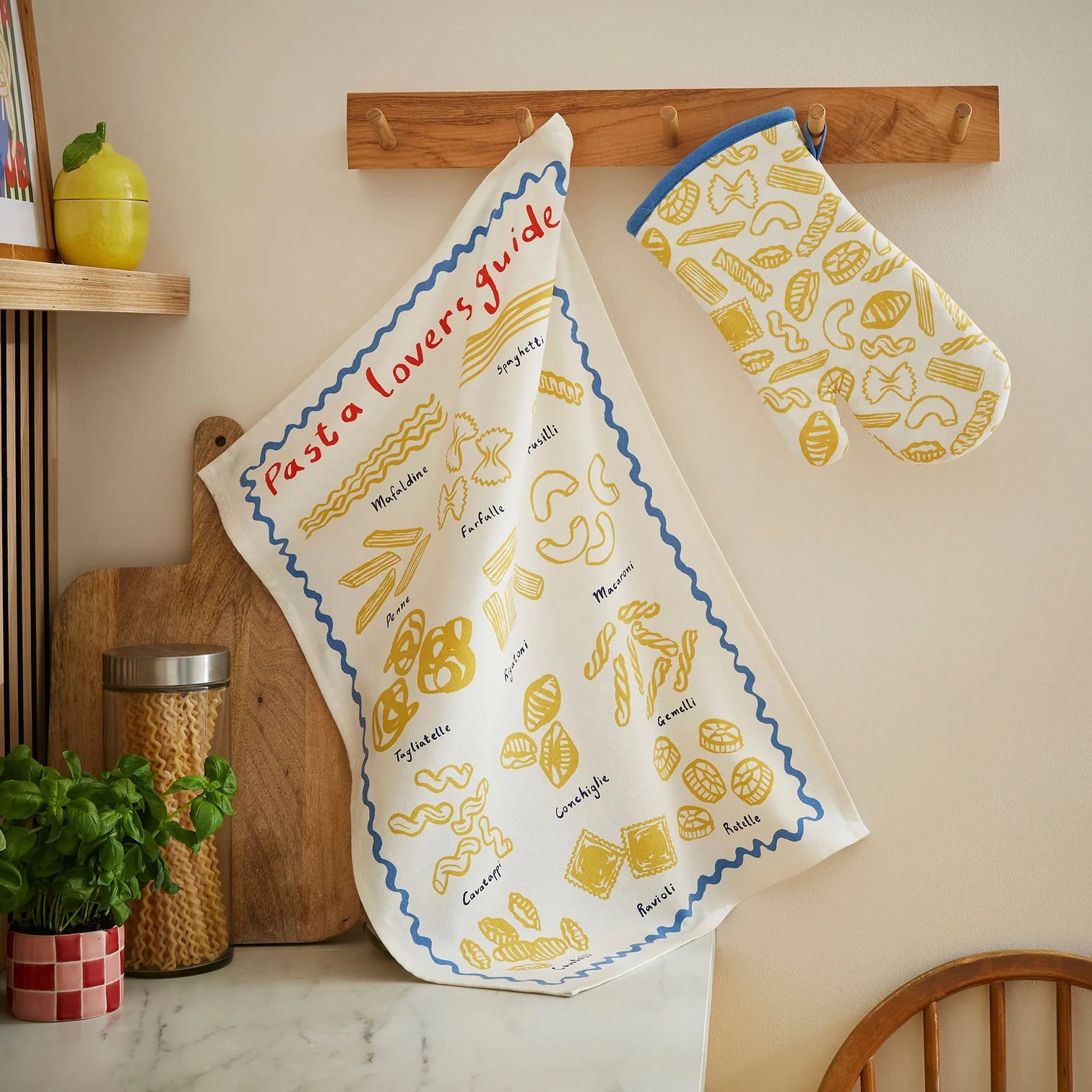 Pasta Lovers Club Guide | Tea Towel