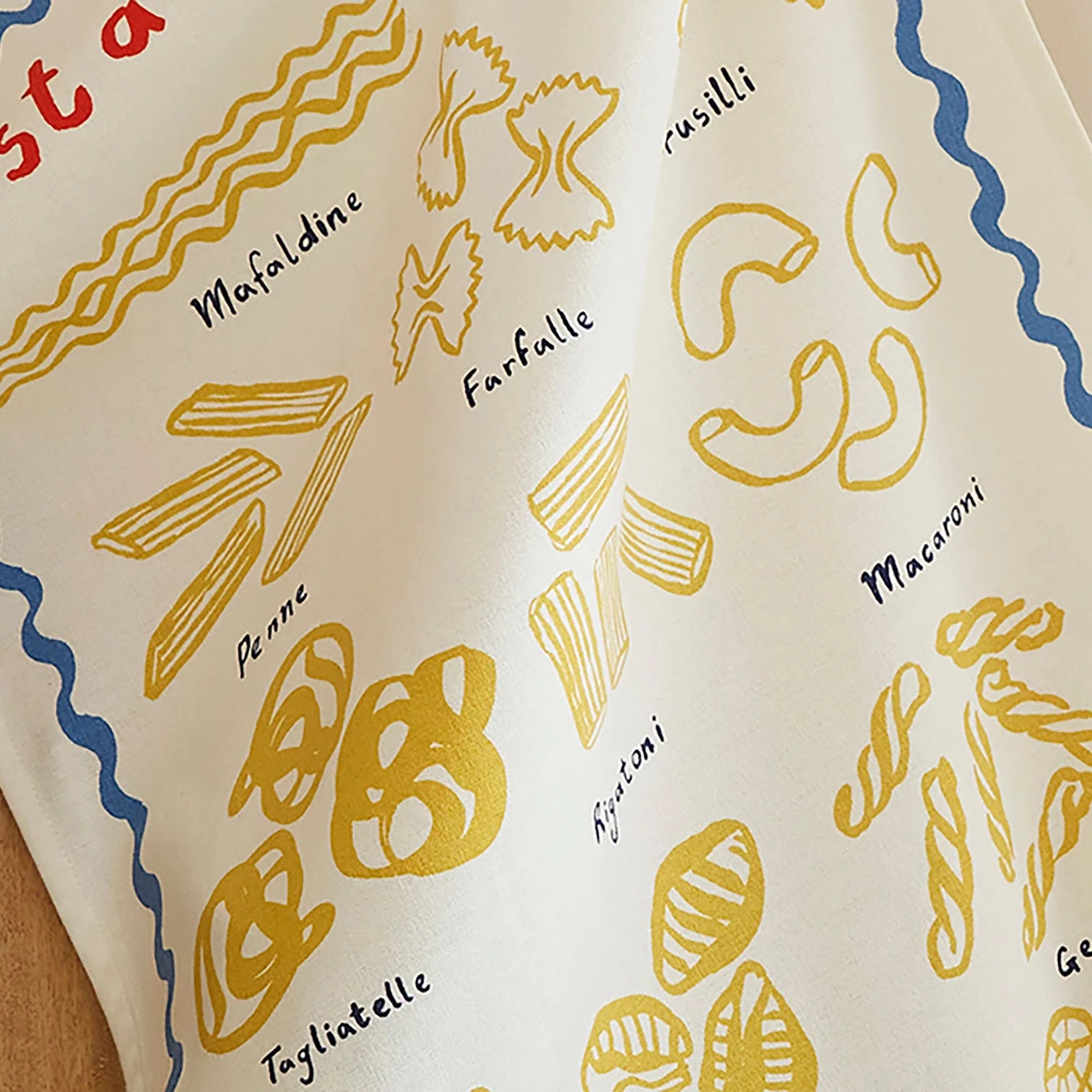 Pasta Lovers Club Guide | Tea Towel
