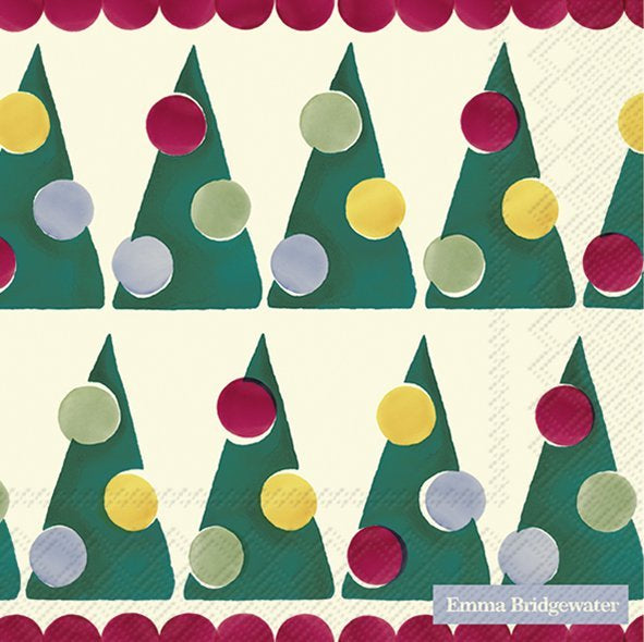 Polka Trees Cream | Lunch Napkins