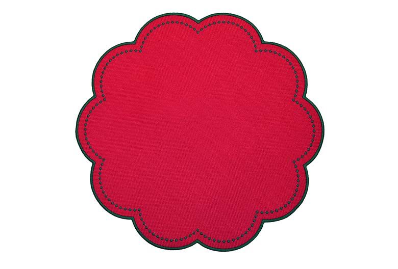 Scalloped Woven Placemat
