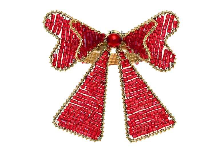 Bow Napkin Ring | Red