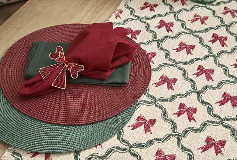 Bow Napkin Ring | Red