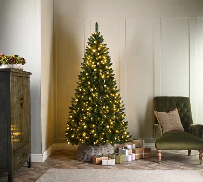 Prelit Blue Ridge Pine Tree | 210cm