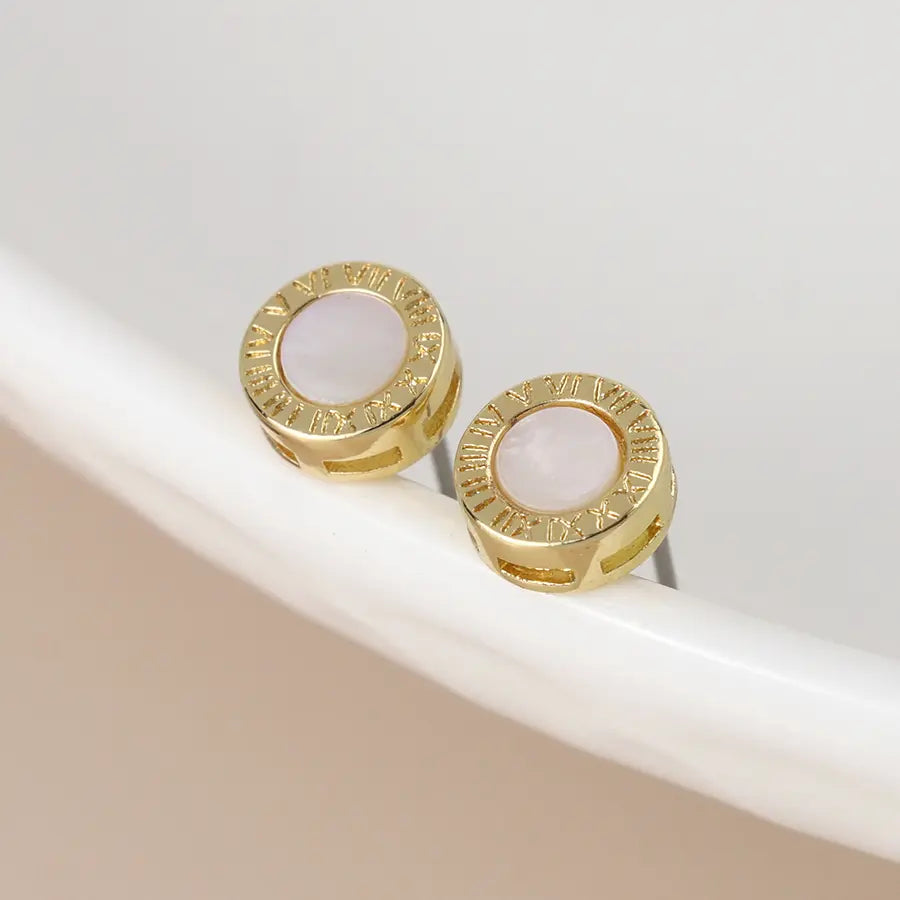 Roman Numerals | Earrings
