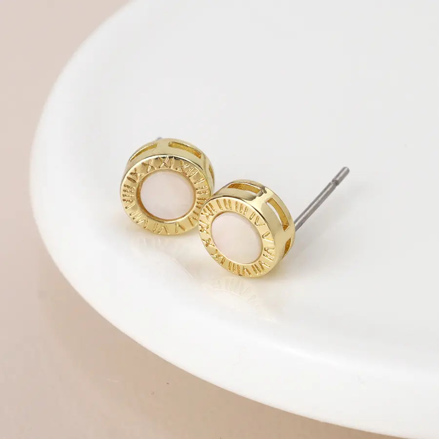 Roman Numerals | Earrings