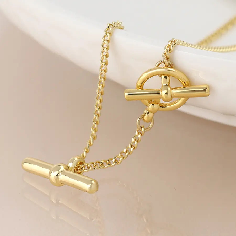 Golden T-Bar | Necklace