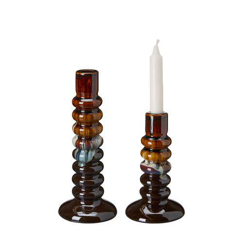 Nima Candle Holder | Stoneware Set of 2