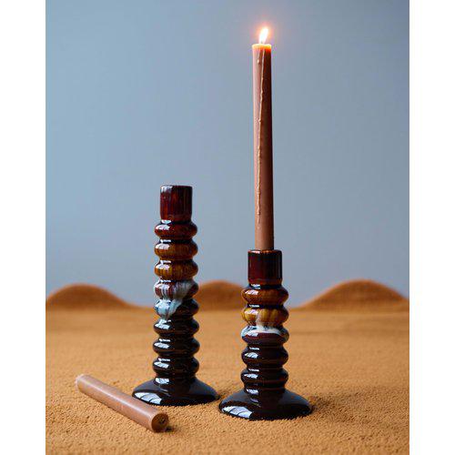 Nima Candle Holder | Stoneware Set of 2