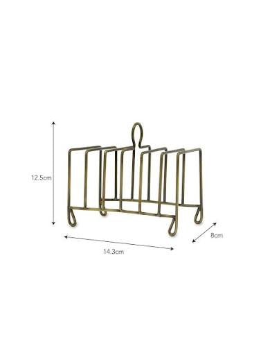 Brompton Toast Rack | Antique Brass