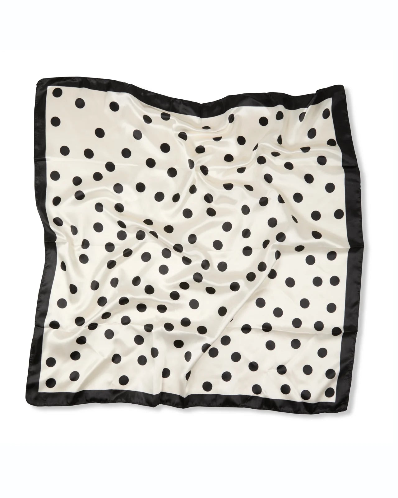 Wren Scarf | Large Spot | Black