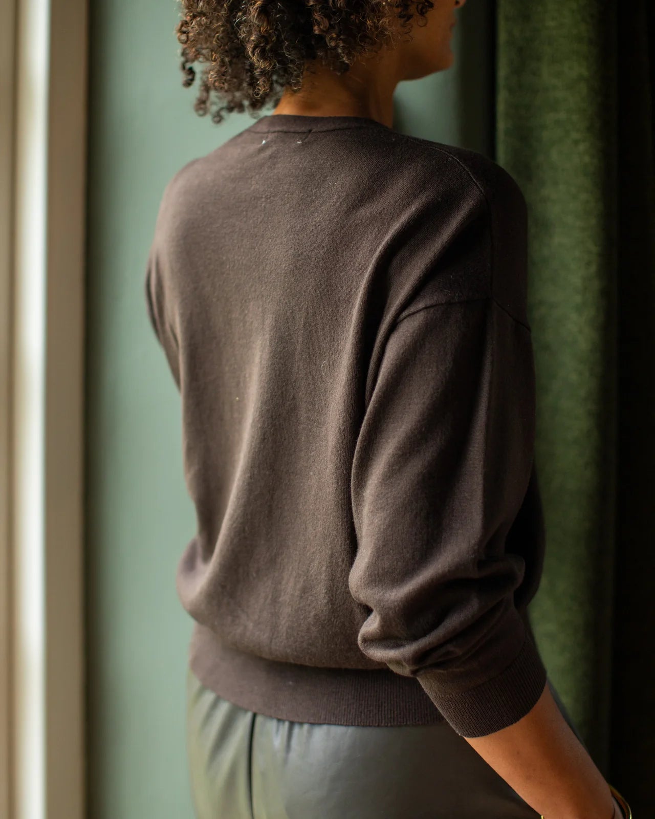 Anna Cardigan | Brown/Black