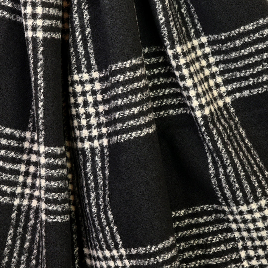 Emily Monochrome Check Stripes | Scarf