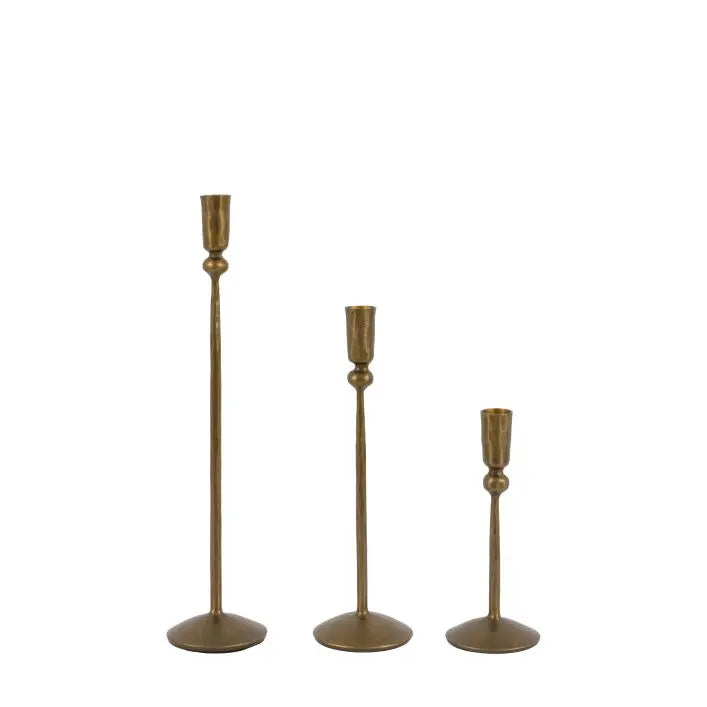 Fargo Set of 3 Metal Candle Sticks
