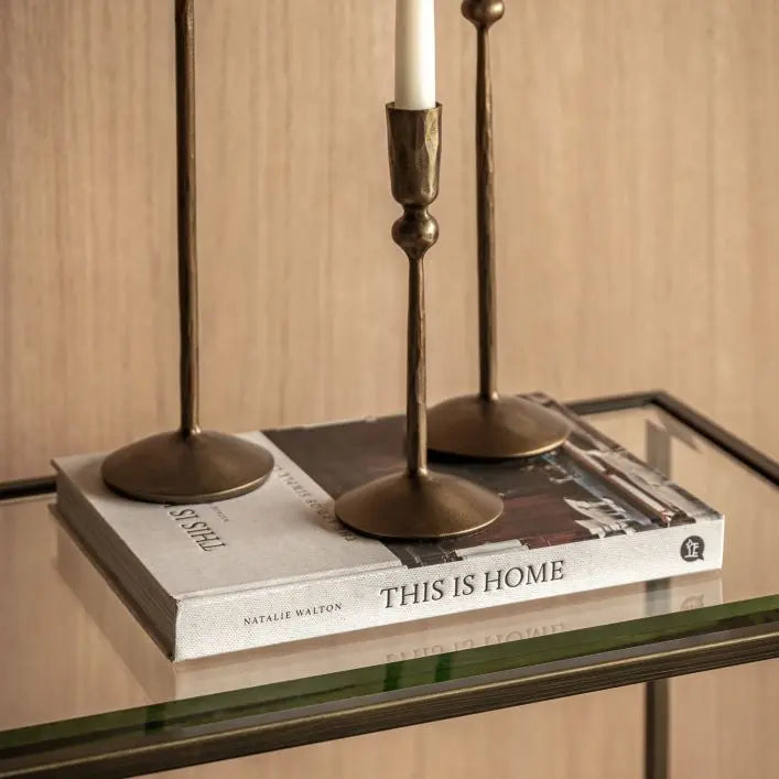 Fargo Set of 3 Metal Candle Sticks
