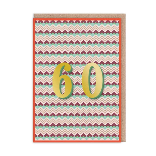 Geometric 60th | Birthday Card