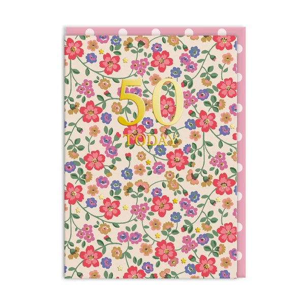 50 Pembridge Ditsy | Birthday Card