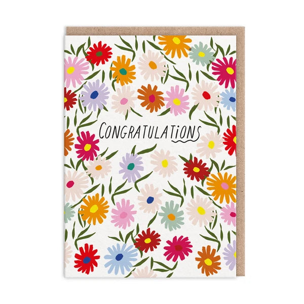 Flowers | Congratulations Card