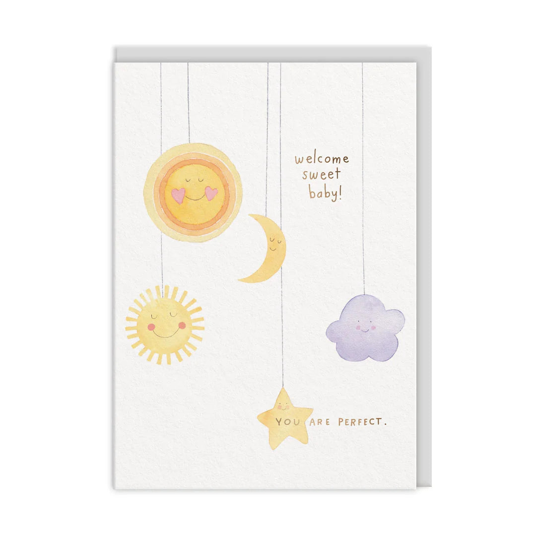 Welcome Sweet Baby | Greeting Card