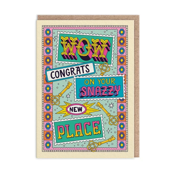 Snazzy New Place | Greeting Card