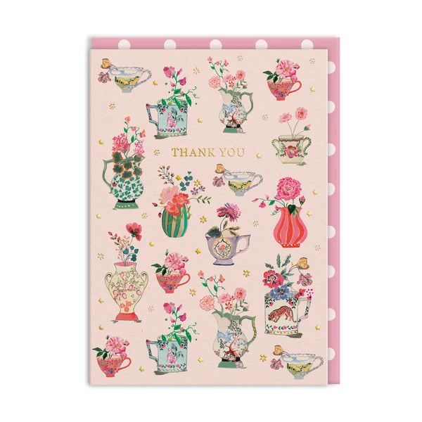 Thank You Vases | Greeting Card
