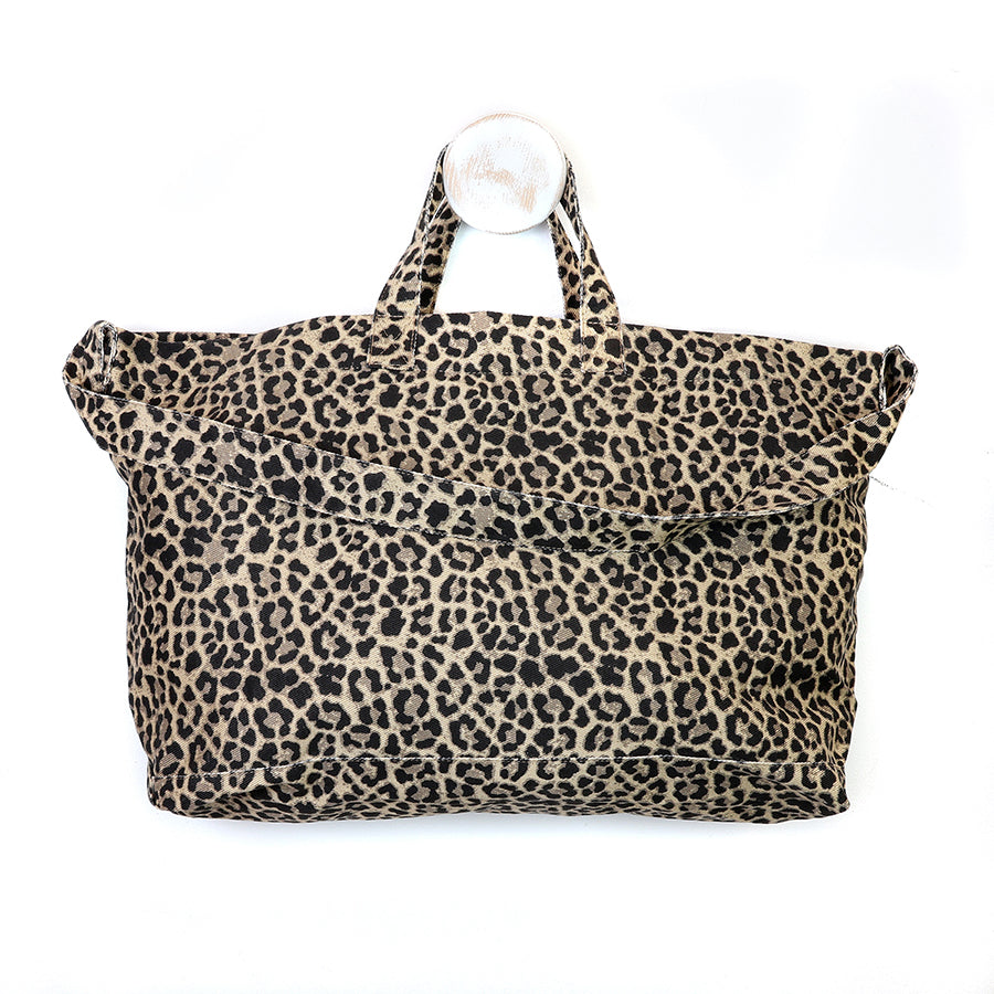 Carly Leopard Print Overnight | Bag