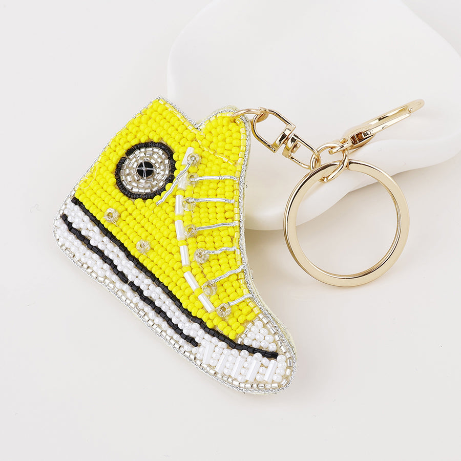 Yellow Sneaker Bag Charm/Key Ring