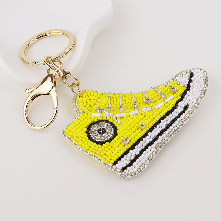 Yellow Sneaker Bag Charm/Key Ring