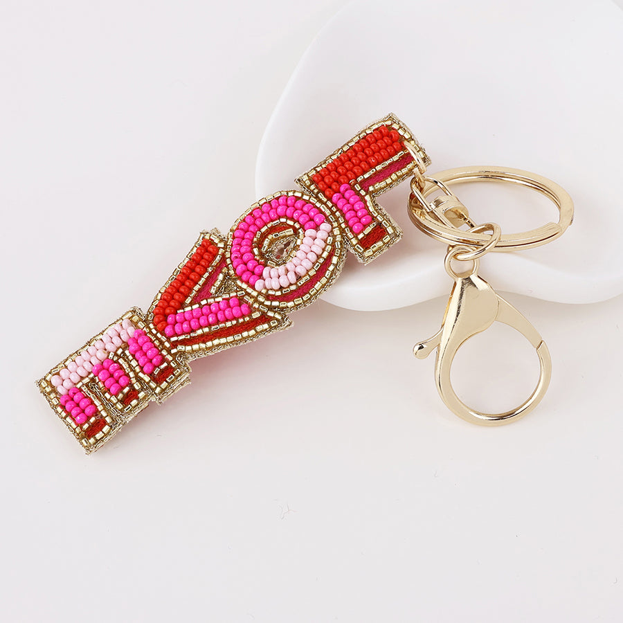 Love Pink Bag Charm/Key Ring
