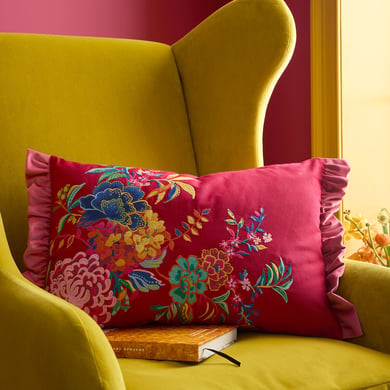 Flourish Floral 40x60cm Filled Cushion Bright