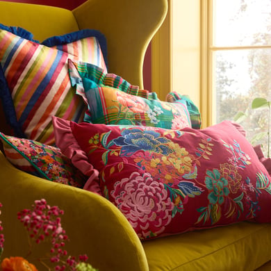 Flourish Floral 40x60cm Filled Cushion Bright