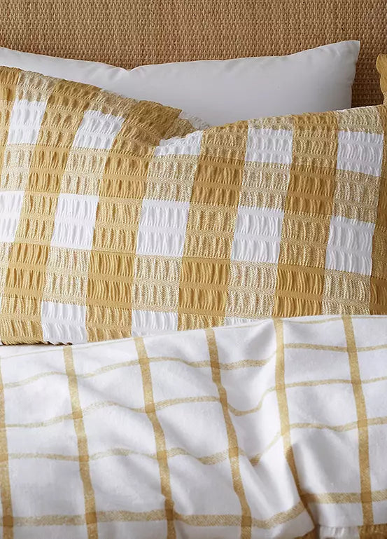 Caramel Seersucker | Duvet Covers