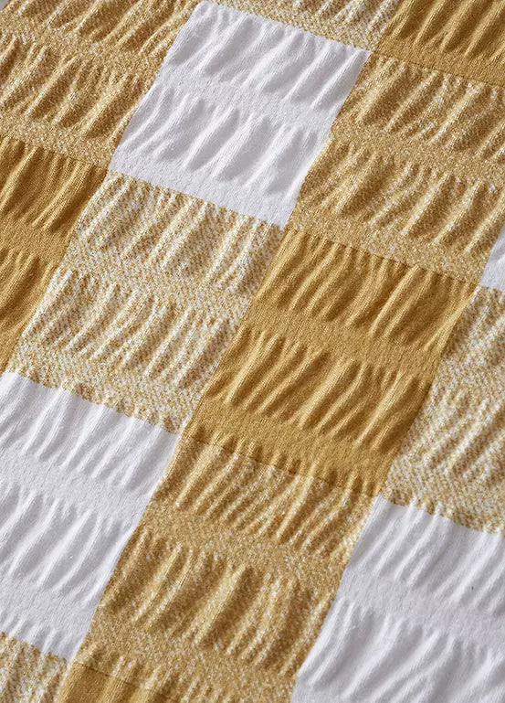 Caramel Seersucker | Duvet Covers