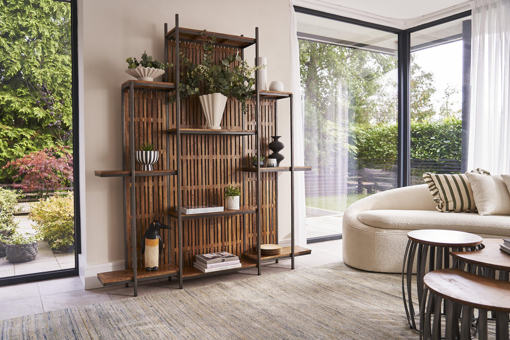 Stunning Industrial Style Room Divider With Brick image