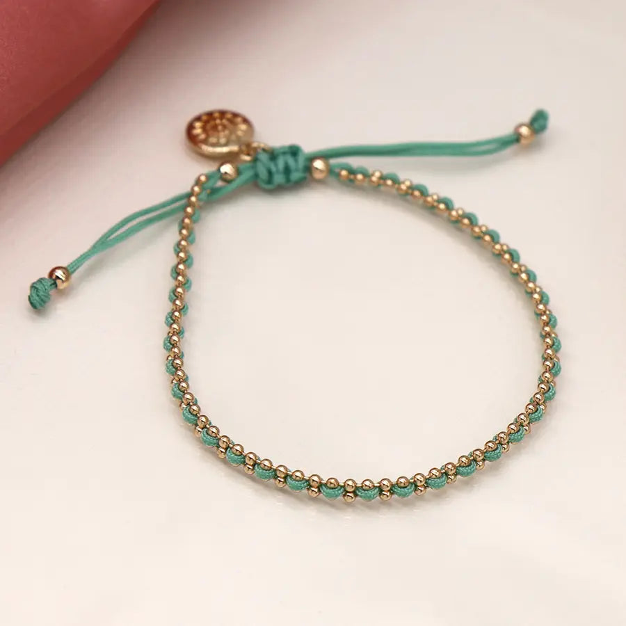 Aqua Cord Bracelet