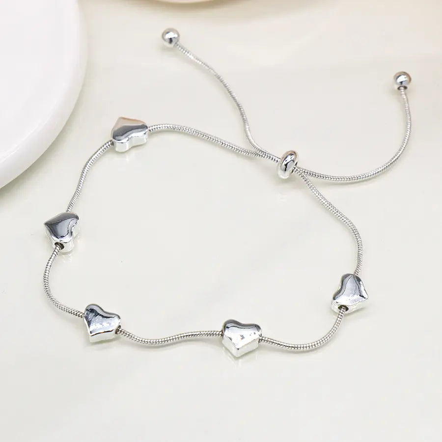 Heart Chain Bracelet