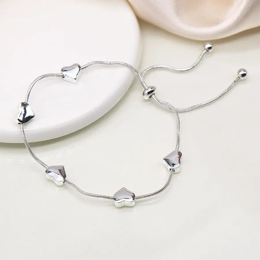 Heart Chain Bracelet