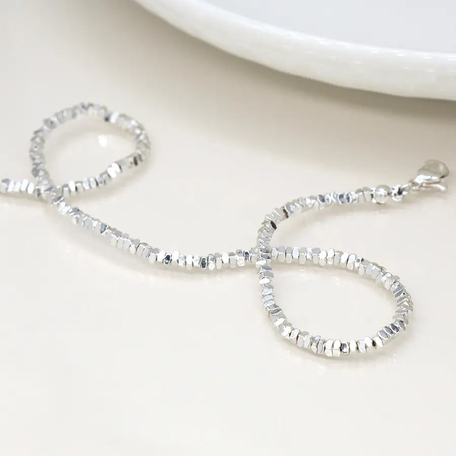 Silver Edge Necklace