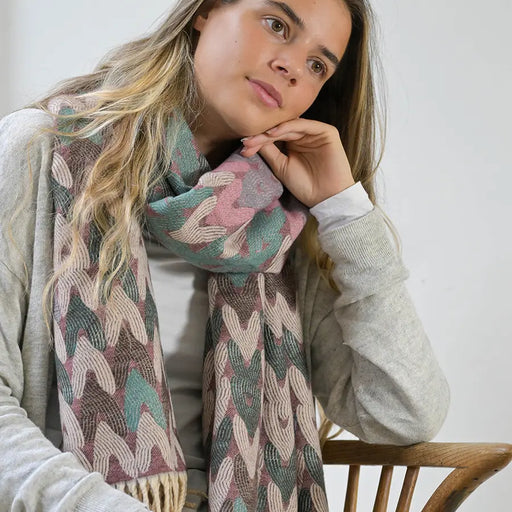 Muted Multi-Heart | Scarf