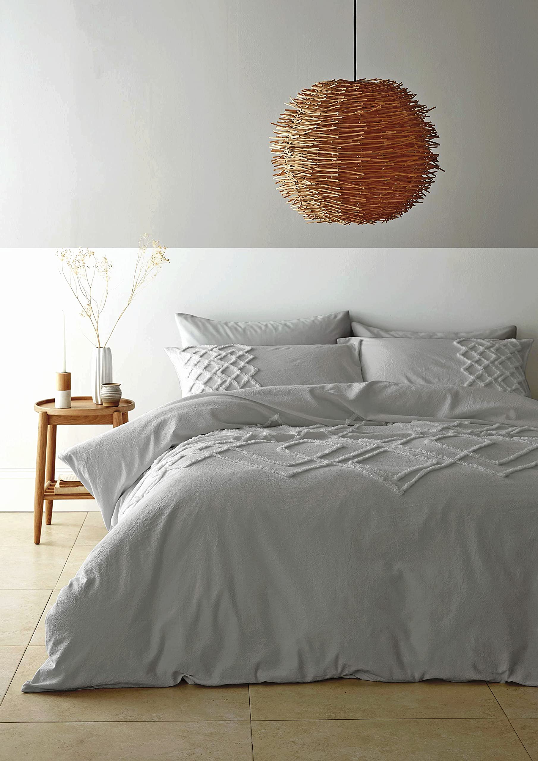 Tufted Cotton Duvet Set | Single